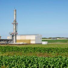 Featured image for NOVA classification article showing a food processing plant on a farm in the USA.